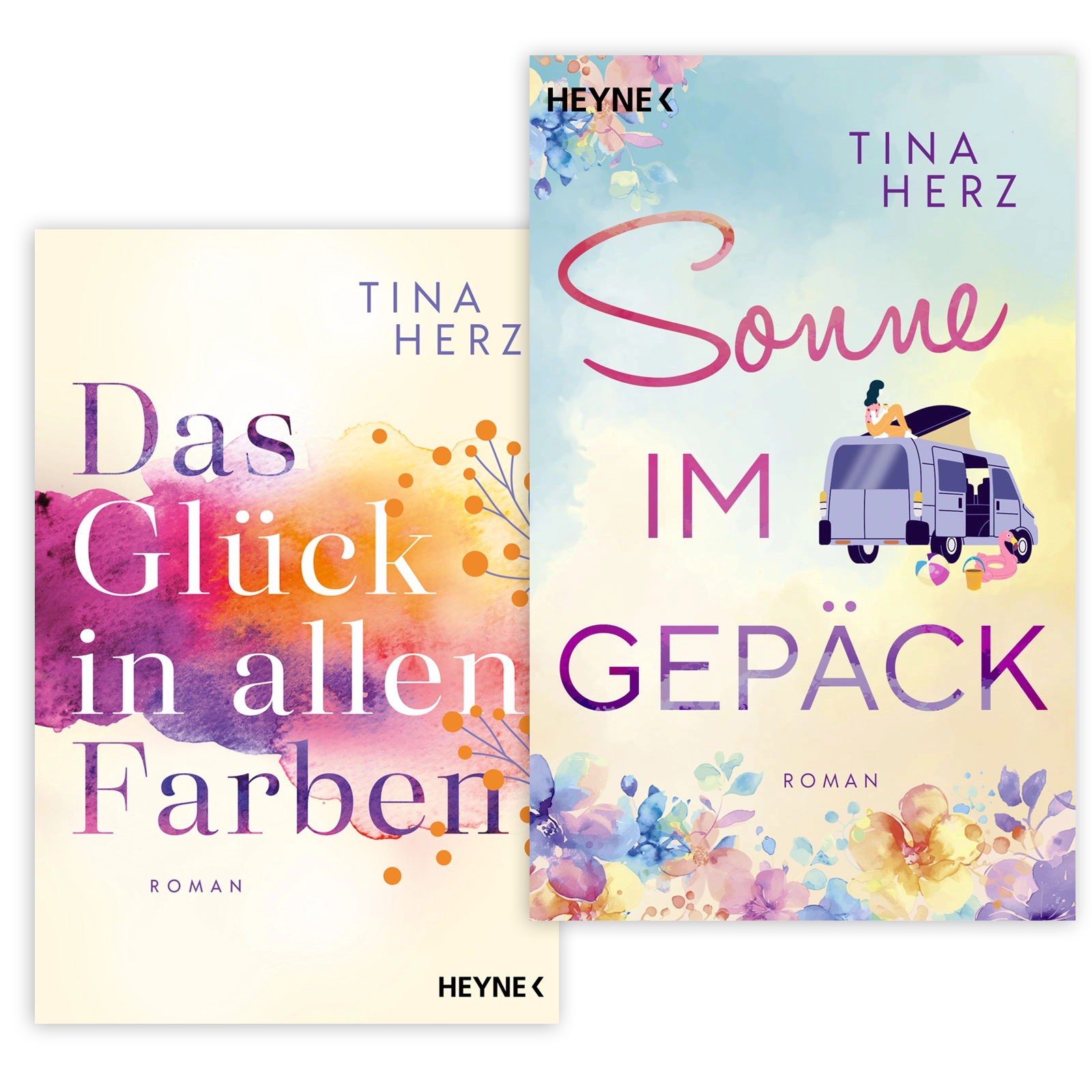 Der neue Roman von Tina Herz: Das Glück in allen Farben, Buchcover